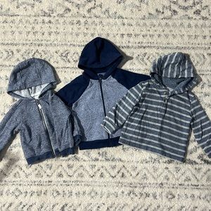 3 Hoodies Size 18 months